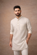 Men's Natural Pure 60 Lee 100% Linen Kurta