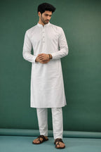 White Premium Soft Feel Dobby Kurta