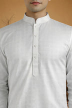 White Premium Soft Feel Dobby Kurta